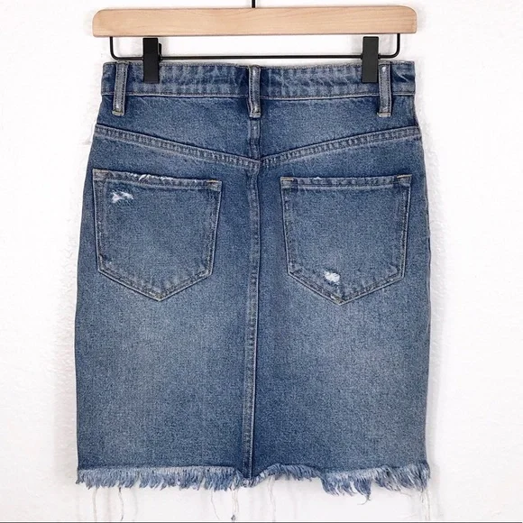 All Saints Denim Skirt - Picture 3 of 7